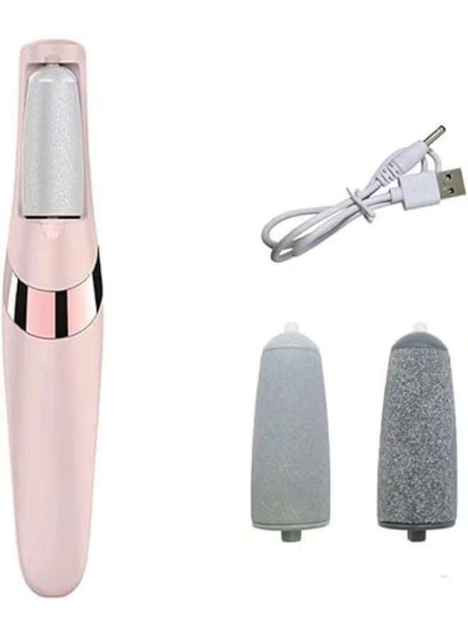 USB Rechargeable Waterproof Electric Foot File with 2 Speeds for Feet and Heels - Image 1